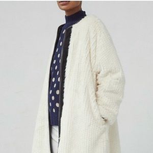 Rachel Comey CONSENSUS White fur coat
